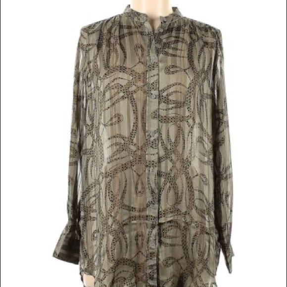 H&M x Richard Allen set ( blouse with satin midi skirt ) - Picture 2 of 3